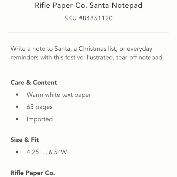 Santa Claus 🎅 Note Pad - Picture 2 of 4